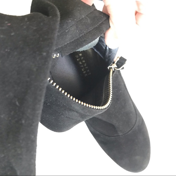 BARNEYS NEW YORK Suede Over The Knee Boots 37 1/2 - Picture 12 of 16